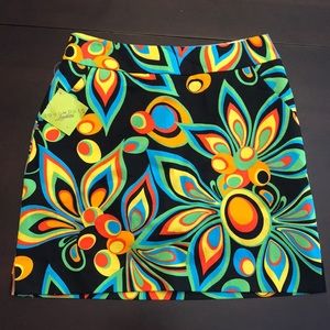 Loudmouth Ladies Shagadelic Black Skort Size 0